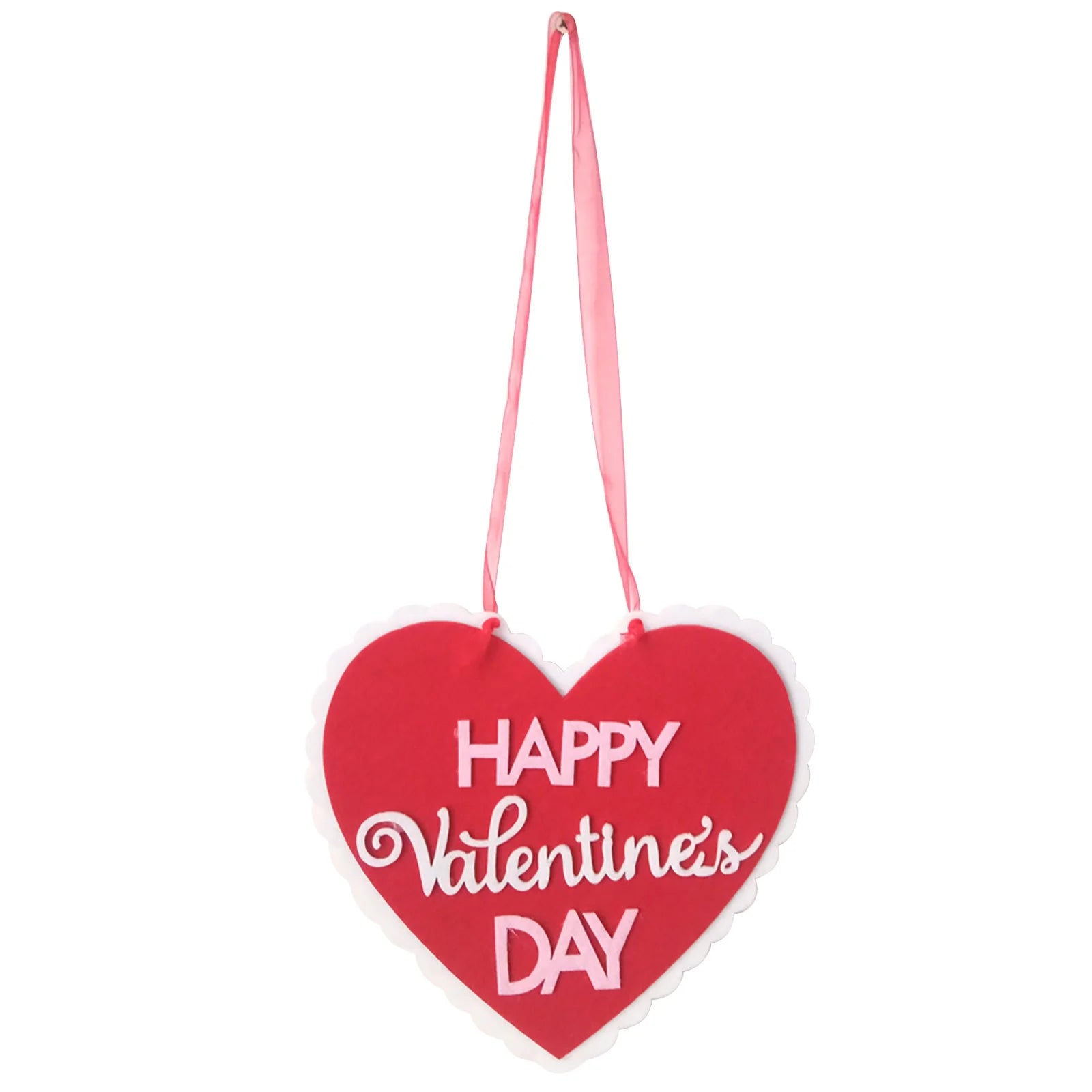 Ydojg Valentine'S Day Signs Love Heart Shape Hanging Decor Doorplate-Happy Sign Front Door Valentines Decorations for the Home