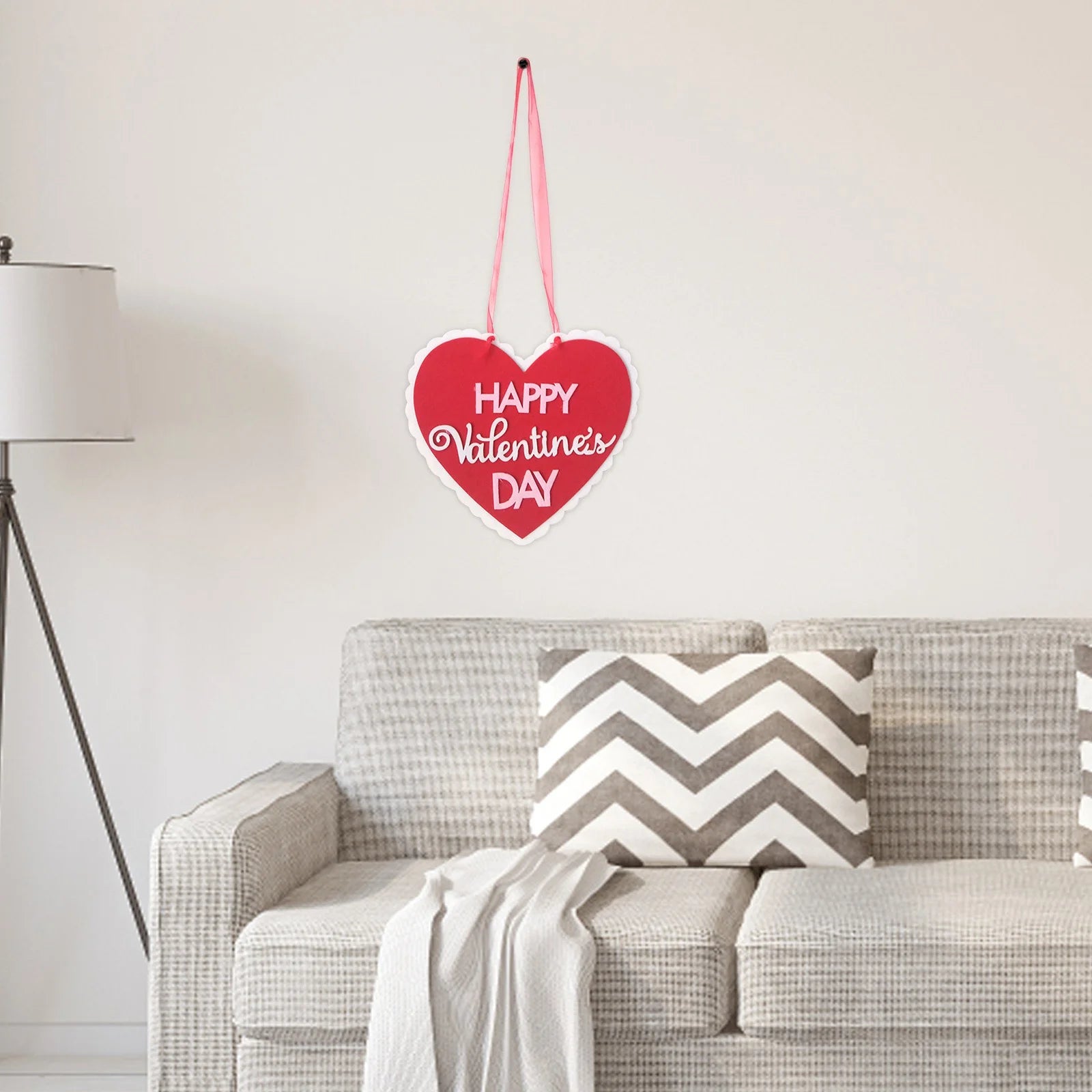 Ydojg Valentine'S Day Signs Love Heart Shape Hanging Decor Doorplate-Happy Sign Front Door Valentines Decorations for the Home